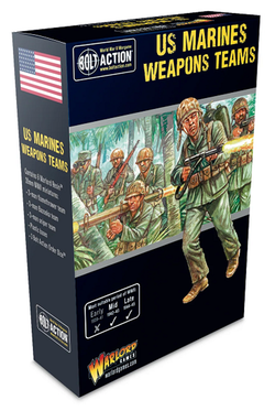 Warlord Games 28mm Bolt Action - US Forces - Marine Corps Weapons Teams 1942-1945