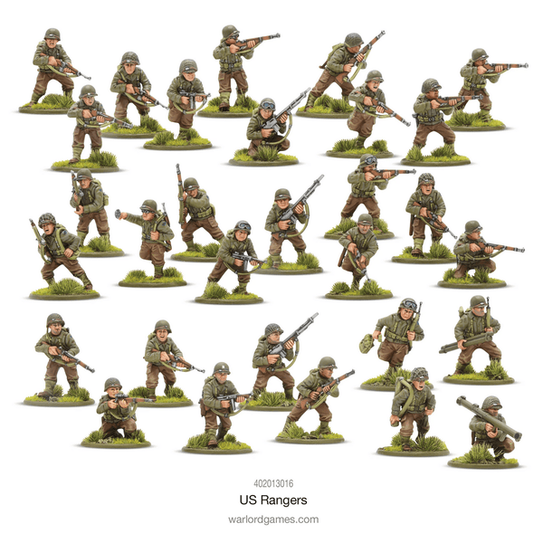 Warlord Games 28mm Bolt Action - US Forces - Rangers 1942-1945