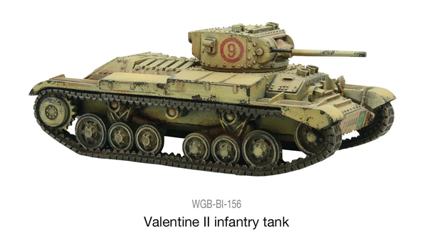 Warlord Games 28mm Bolt Action - British Forces - Valentine II Infantry Tank