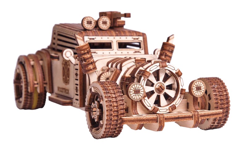 Wood Trick Apocalyptic Car 3D Wooden Model Kit