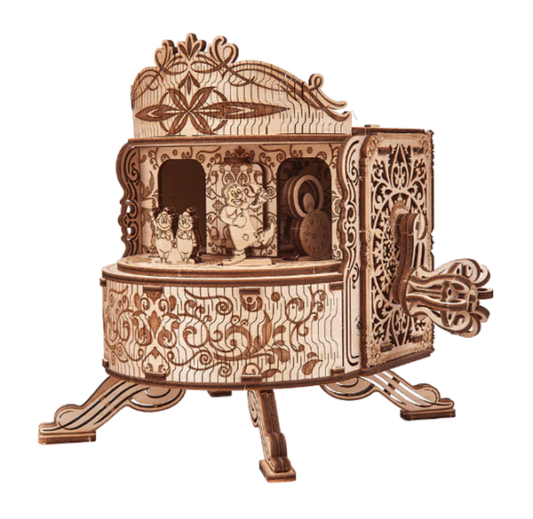 Wood Trick Fairy Theatre Music Box 3D Wooden Model Kit