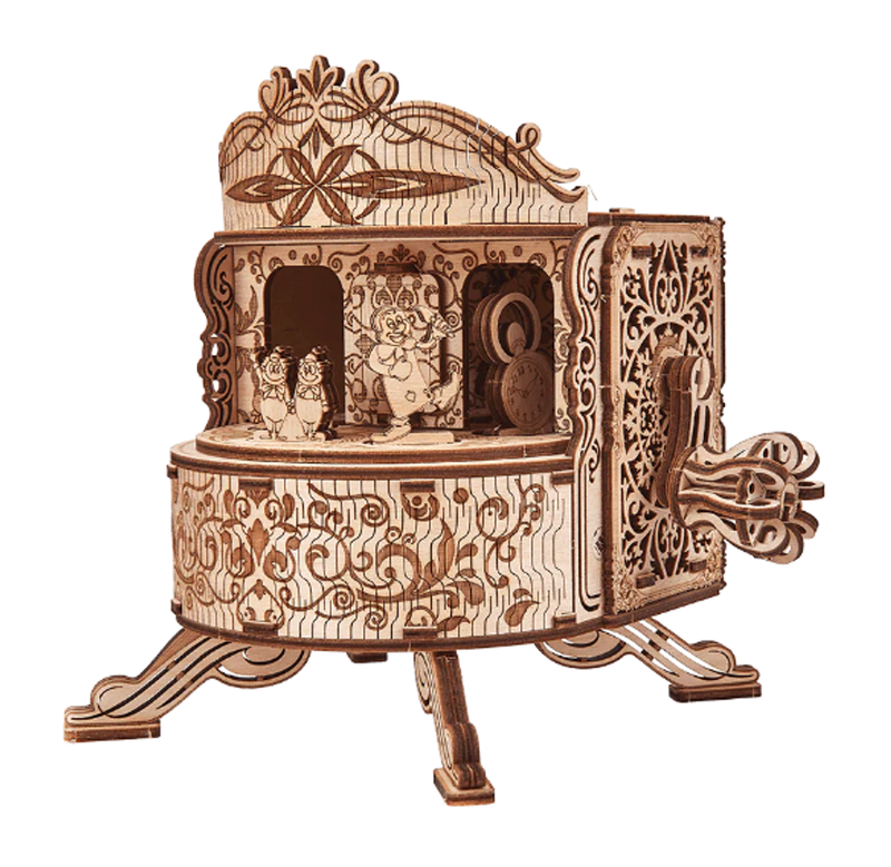 Wood Trick Fairy Theatre Music Box 3D Wooden Model Kit