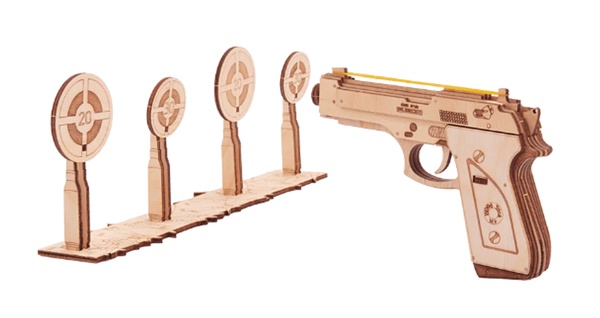 Wood Trick Gun M1 3D Wooden Model Kit