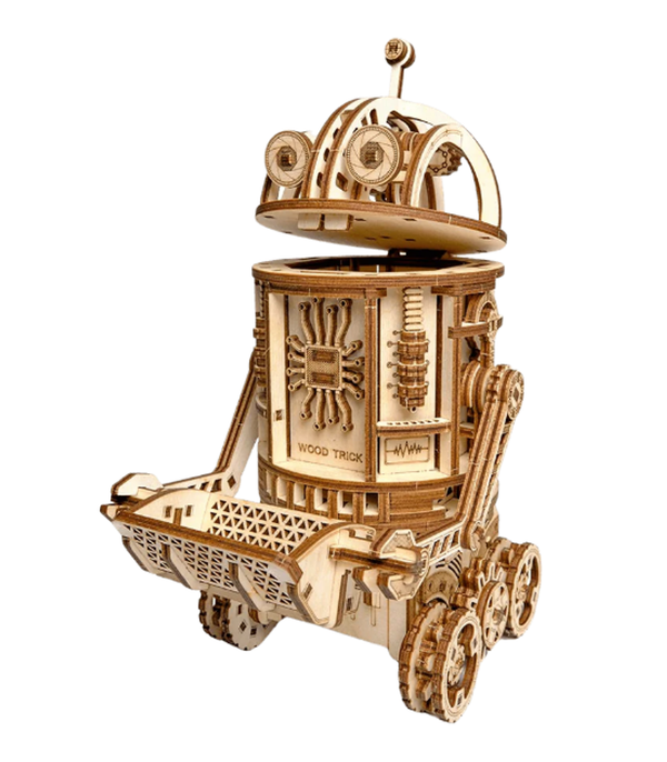 Wood Trick Space Junk Robot 3D Wooden Model Kit