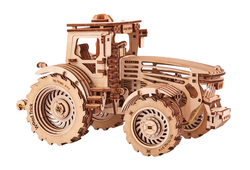 Wood Trick Tractor 3D Wooden Model Kit