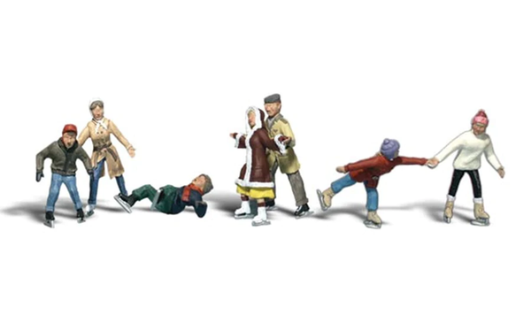 Woodland Scenics HO Scale Ice Skaters