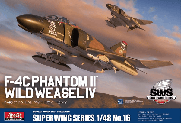 Zoukei Mura 1/48 McDonnell Douglas F-4C Phantom II Wild Weasel IV